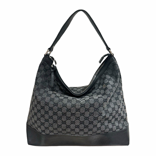 Gucci monogram canvas hobo - gg,