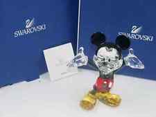 SWAROVSKI WALT DISNEY MICKEY MOUSE FIGURE 1118830 RETIRED WITH BOX SLEEVE & CERT