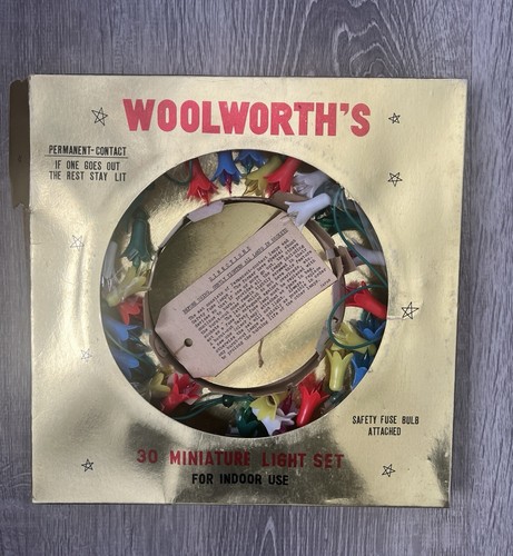 Woolworth vintage lighted - woolworth,