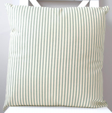 18" x 18"  Striped Ticking