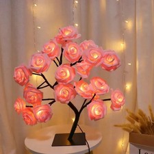 LED Rose Tree Lamp USB Night