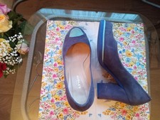 Women's Blue Suede Distinct