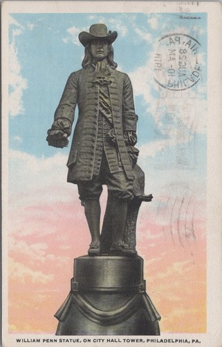 William penn statue - penn,