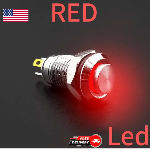 12v 16mm momentary led marine - momentary,