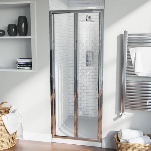 Bill 760mm fold shower - 760mm,