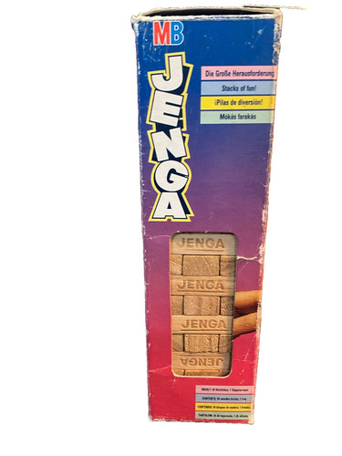 Vintage 1993 jenga original - jenga,