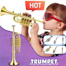 Children Toy Trumpet Musical Instrument Four-tone Trumpet Simulated Musical .