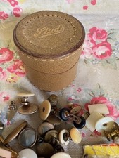 Vintage leather stud - leather,