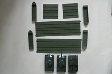 Vintage Airfix HO OO Poly Pattons SP Gun Pontoon Bridge