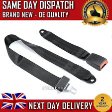 Universal black Static Adjustable Seat Belt & 28cm Wire Buckle End E24 Vat Inc