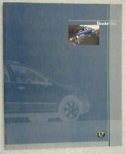 Skoda Fabia brochure 2003 - Hatch, Saloon, Estate - Comfort,Classic,Elegance,vRS