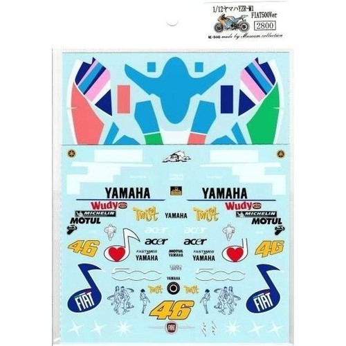 Decals fortamiya yamaha - fortamiya, 1/12