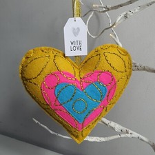 GOLD EMBROIDERED HEART