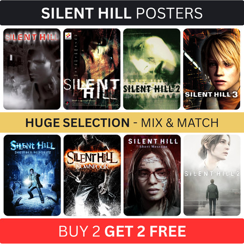 Silent hill posters a3 - hill, a4