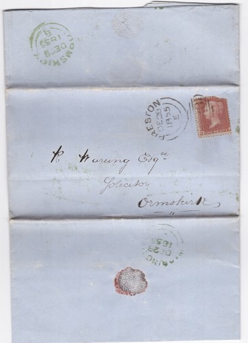 1855 penny red - 1855, stamp
