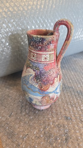 Minoan style hand painted jug - minoan,