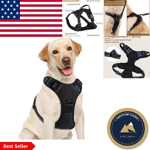 Durable reflective dog harness - reflective,