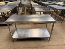 Stainless Steel Commercial Table (140cm) Read Description Re: Delivery | V715