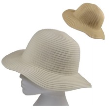 Ladies Girls Wide Brim Floppy Summer Sun Hat Packable & Crushable