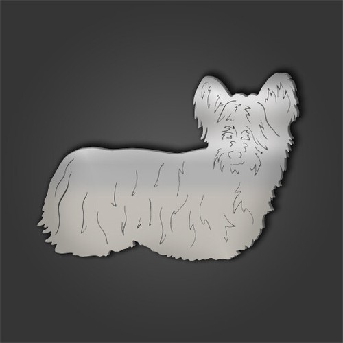 Skye terrier style silver - style, 2