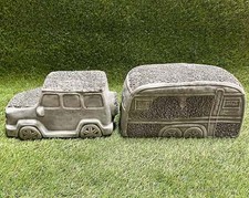 Concrete Jeep Caravan Vehicles