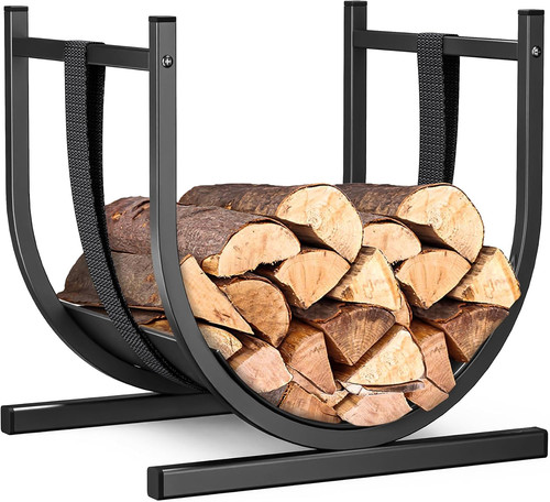 Firewood log rack - log, metal