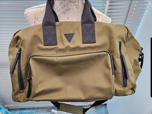 Guess large khaki green