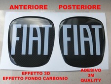 3D sticker stickers logo Fiat Punto Evo Mylife front bonnet + rear car