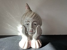 Vintage Ceramic Pierrot Sad