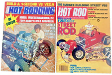 May April 1977 Magazines: POPULAR HOT RODDING & HOT ROD V8-Vega Chevy Ford Buick