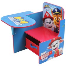 Paw Patrol Chair Desk Storage Bin Kids Table Seat Study Furniture Blue Toddler