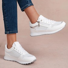 Ladies Lace Up Comfy Trainers