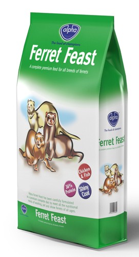 Alpha ferret feast 10kg pet - alpha,
