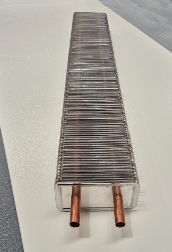 Finned tube heating element