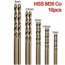 10pcs HSS M35 Cobalt Drill