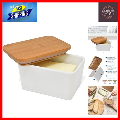 Elegant ceramic butter dish - elegant,