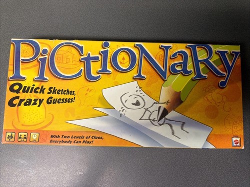 Vintage pictionary board - pictionary, game