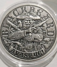 Antiqued Blackbeard Pirate