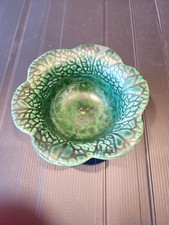 Small Bordello Pinheiro Green Cabbage Ware Bowl Pot