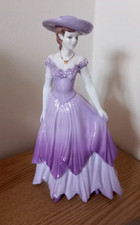 COALPORT Bone China 8.5" Figurine DIANA Ladies of Fashion 1993