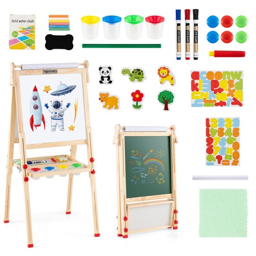 Wooden art easel kids 1 - art, 3