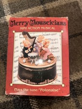 enesco music box merry mouseicians