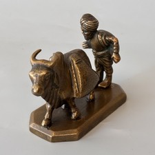 Indian Brass Nandi Bull with