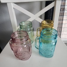Retroware Glass Mason Jar Mug