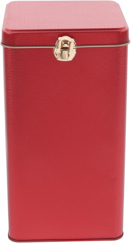 Large metal tea jar airtight - jar,