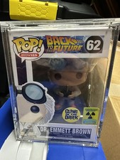 BTTF Plutonium GITD Doc Brown Funko Pop #62