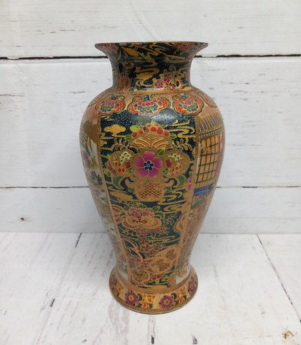Royal satsuma porcelain vase - satsuma,