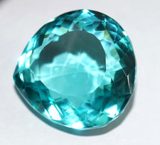 136.25 Ct Natural GIE Certified Natural Brazilian Blue Topaz Pear Loose Gemstone