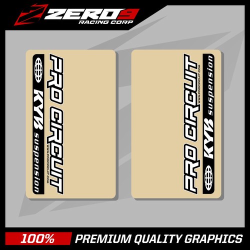 Kyb upper fork decals - upper,