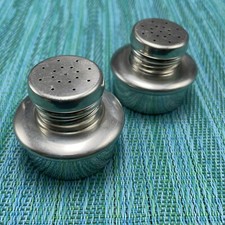 Vintage Pewter Salt & Pepper